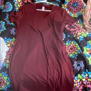 Maroon Dress